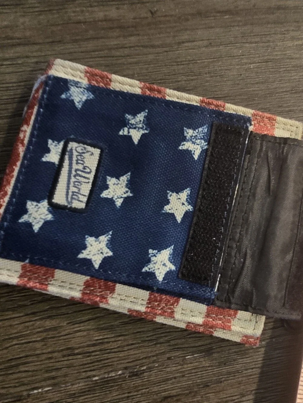United States Flag Wallet From Sea World